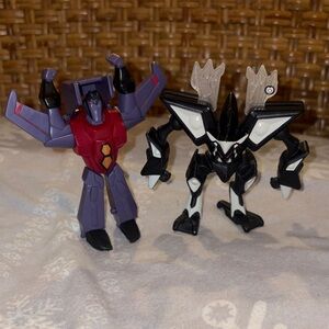 Action Figure Set - Purple and Black